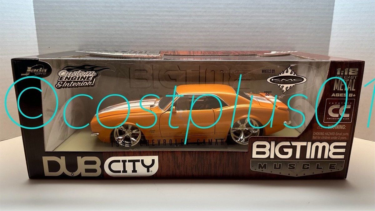 ミニカー JADA TOYS 1/18 1968 CHEVY CAMARO Jada Toys Dub City Big Time Muscle 1/18 1968 Chevrolet