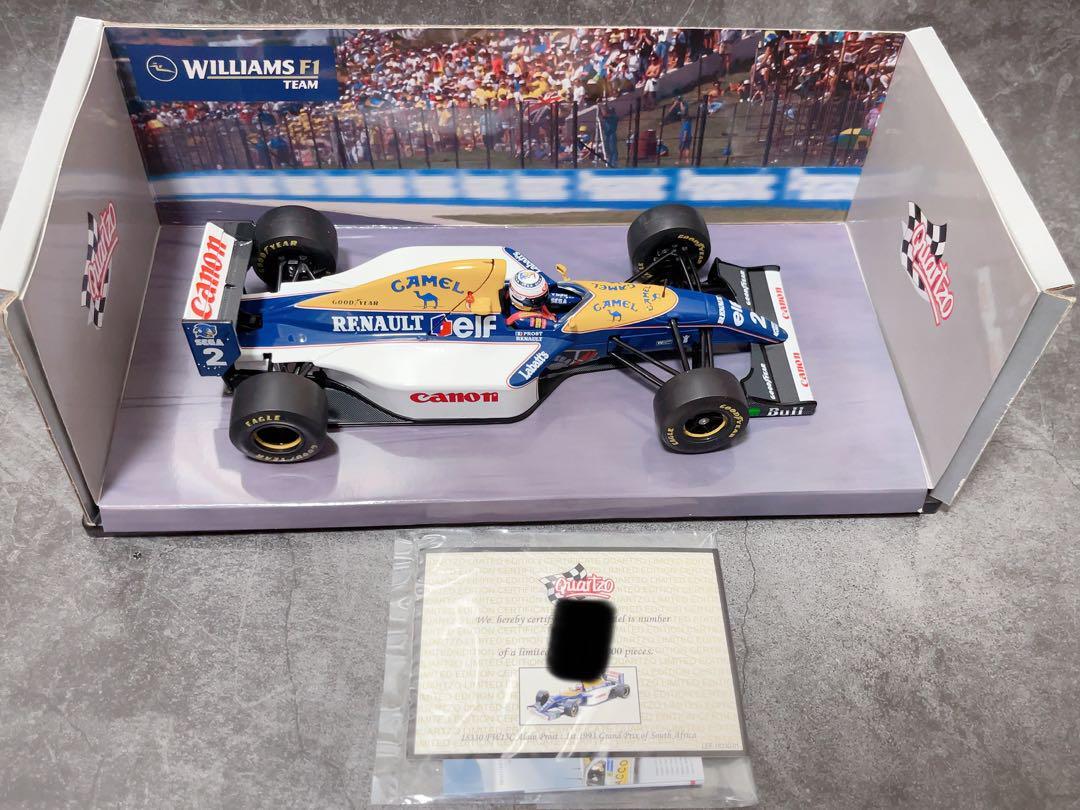 ウィリアムズ・ルノー FW15 アラン・プロスト 1/18 CAMELロゴ 1/18 ＃2 ウィリアムズ・ルノー FW15 アラン・プロスト CAMEL