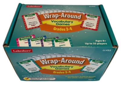 Lakeshore Wrap-Around ELA Vocabulary Games Grades 3-4 UNUSED
