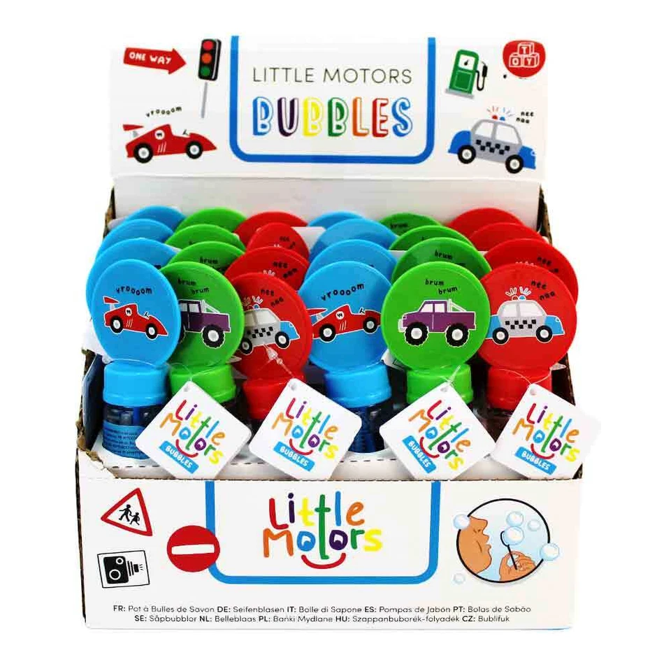 24er Display mit Seifenblasen Auto Motive Kinder Spielzeug Sommer