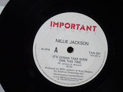 Millie Jackson:  It's Gonna Take Some Time / Kiss You All Over  EX+  UK  7''
