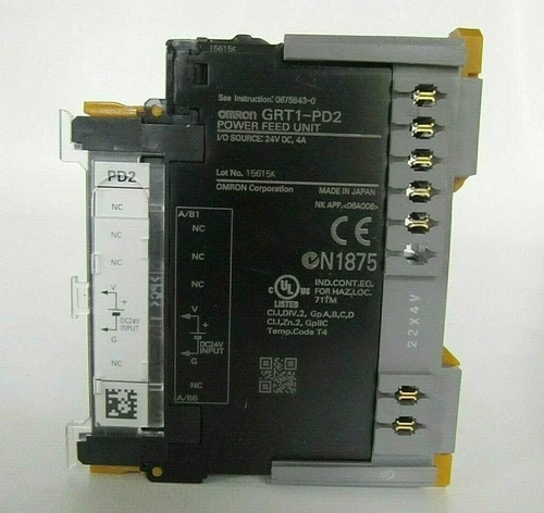 (NEW) Omron 24V DC, 4A Power Feed Unit GRT1-PD2