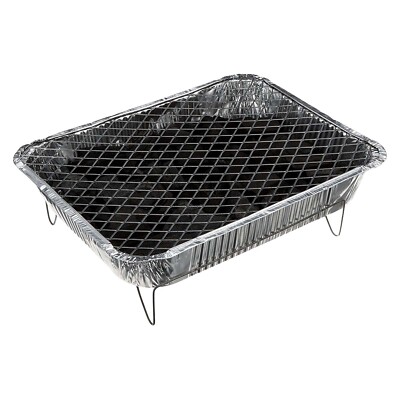 15 Stück Einweg-Grillroste Aus Aluminium – 30,5x45 Cm, Für Fleisch & Gemüse, Sauberes Grillen