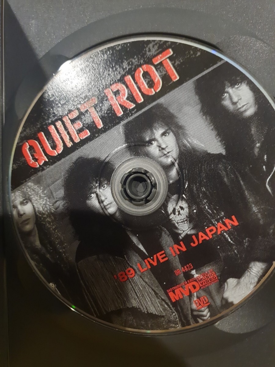 QUIET RIOT '89 LIVE IN JAPAN DVD ROCK 'N ROLL MUSIC CLIPS VIDEO QR