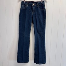 Vintage Women's Wrangler Blues Cowboy Western Denim Jeans Size 6 Ranch Rugged