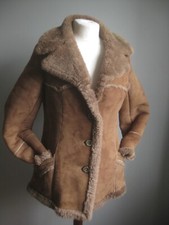 Vintage Sheepskin Shearling Jacket 34 6 8 Girls 14 15 Bailys Penny Lane Baileys
