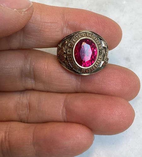 Vintage 10K Gold Westwood New Jersey High School Klasse Ring Größe 6 1979 - Bild 7 von 18