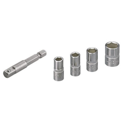 Wolfcraft 2413000 7/8/10/13mm 6mm Hexagon Compass Wrench Set