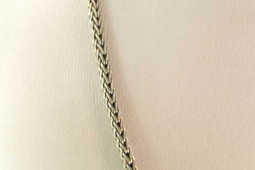 Purple Amethyst Ornate Balinese Sterling Silver Chain Necklace - Picture 3 of 6