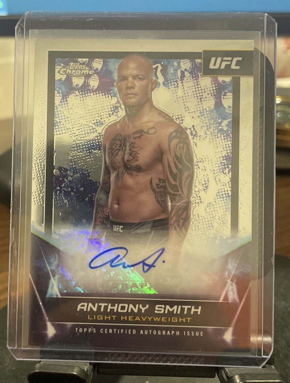 2024 Topps Chrome UFC UFC Signatures Anthony Smith AU #FNA-ASM