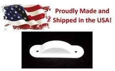 White Switch Plate Cover Guard Keep Light Switch ON Off protects your lights