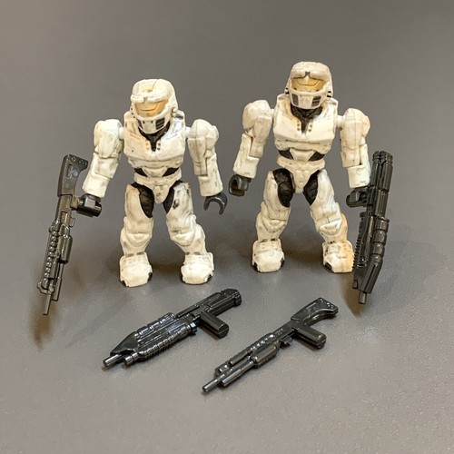 Mega Bloks Construx Halo UNSC Spartan Marine Elite Building Figure & Guns Weapon - Picture 14 of 77
