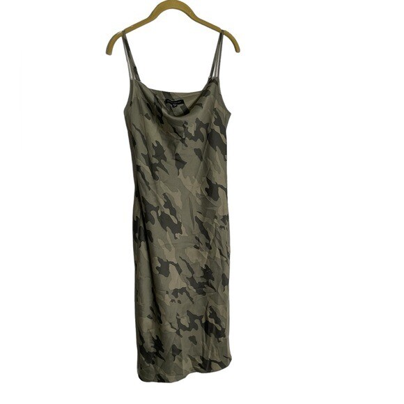 Banana Republic Green Camo Slip Dress Midi XS | eBay