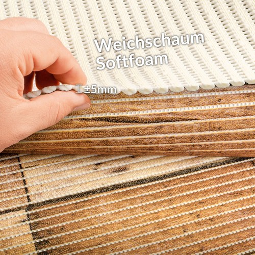 Weichschaummatte Badematte Badvorleger Bad Läufer Meterware Breite 130cm - Bild 8 von 101