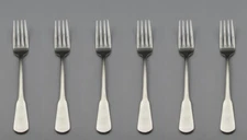 Oneida Stainless MINUTE MAN Dinner Forks - Set of Six * USA SSS 