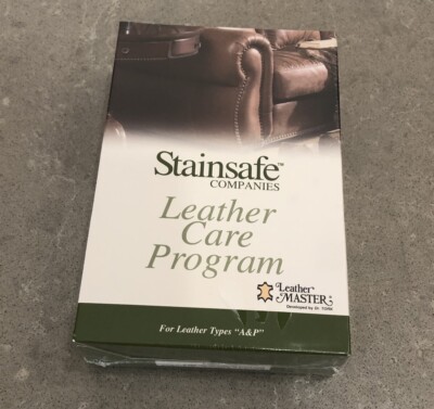 Brand New Stainsafe Leather Care Protection Program For A and P Leathers Renew