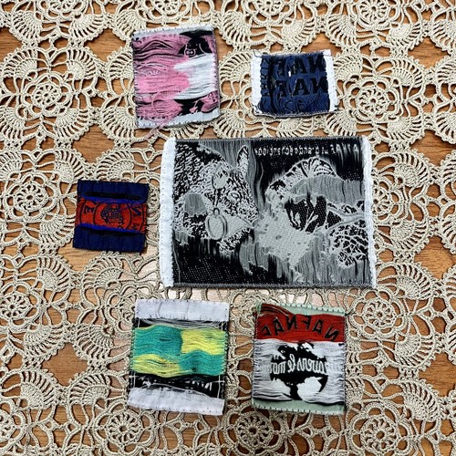 Vintage Naf Naf Paris Clothing Apparel Tags Patches Lot of 6 - Picture 2 of 2