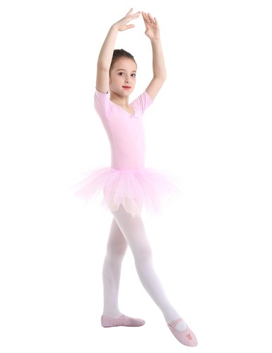 Niños Niñas Tutus Ballet Leotardos Vestido Lentejuelas Danza Body Disfraces de Gimnasia - Imagen 37 de 64