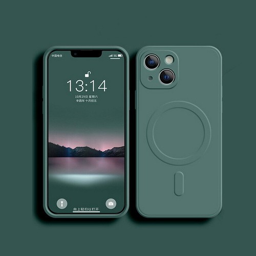 Liquid Silicone Mag safe Case For iPhone 16 15 14 PLUS 13 12 Pro Max XR XS Cover - Picture 19 of 26