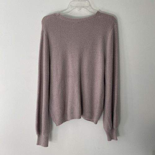 JOIE WOMEN'S BUTTON DOWN CARDIGAN SWEATER NWT Purple Large - Picture 8 of 8