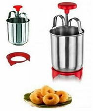 Stainless Steel Medu Wada CakeMix Batter Dispenser Cupcake Pancake Doughnut 