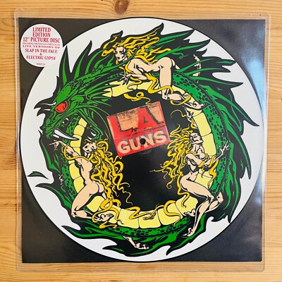 L.A. Guns Some Lie 4 Love 12'' Vinyl Picture Disc Single 1991 Polygram MERXP 358