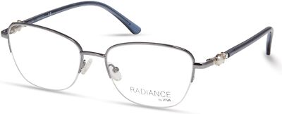 New Radiance by Viva VV-8021 020 Silver & Grey Eyeglasses 55  display picture 2