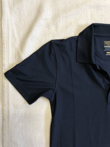 Boys Greg Norman Golf Shirt Navy Blue Sz M (10-12) NWOT - Picture 3 of 7