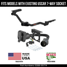 For 11-19 Ford Explorer Trailer Hitch W 7 Pin Wiring Fit W Uscar Plug Curt 4k