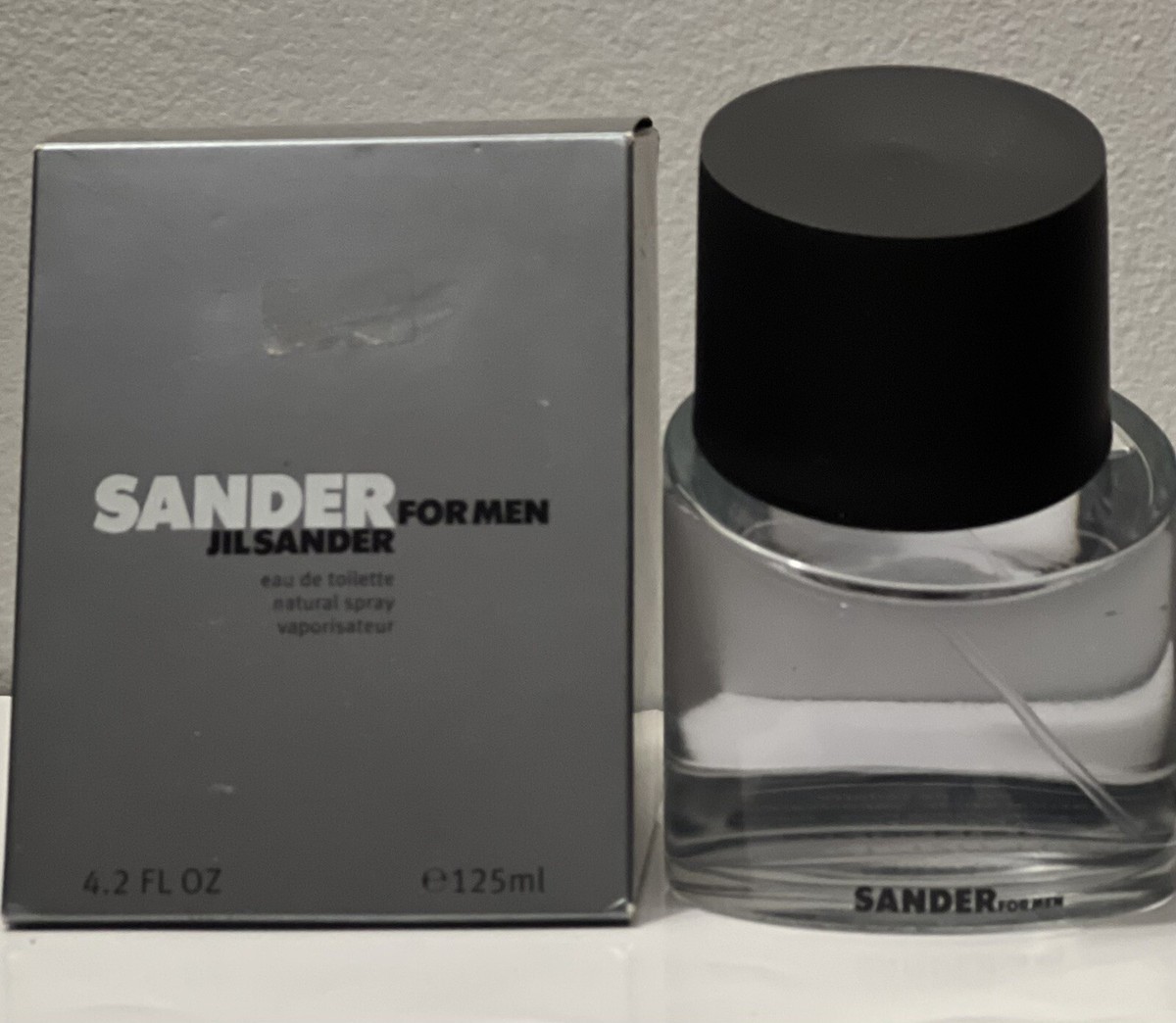 Sander by Jil Sander Men's 4.2 fl .oz Eau de Toilette Spray NIB