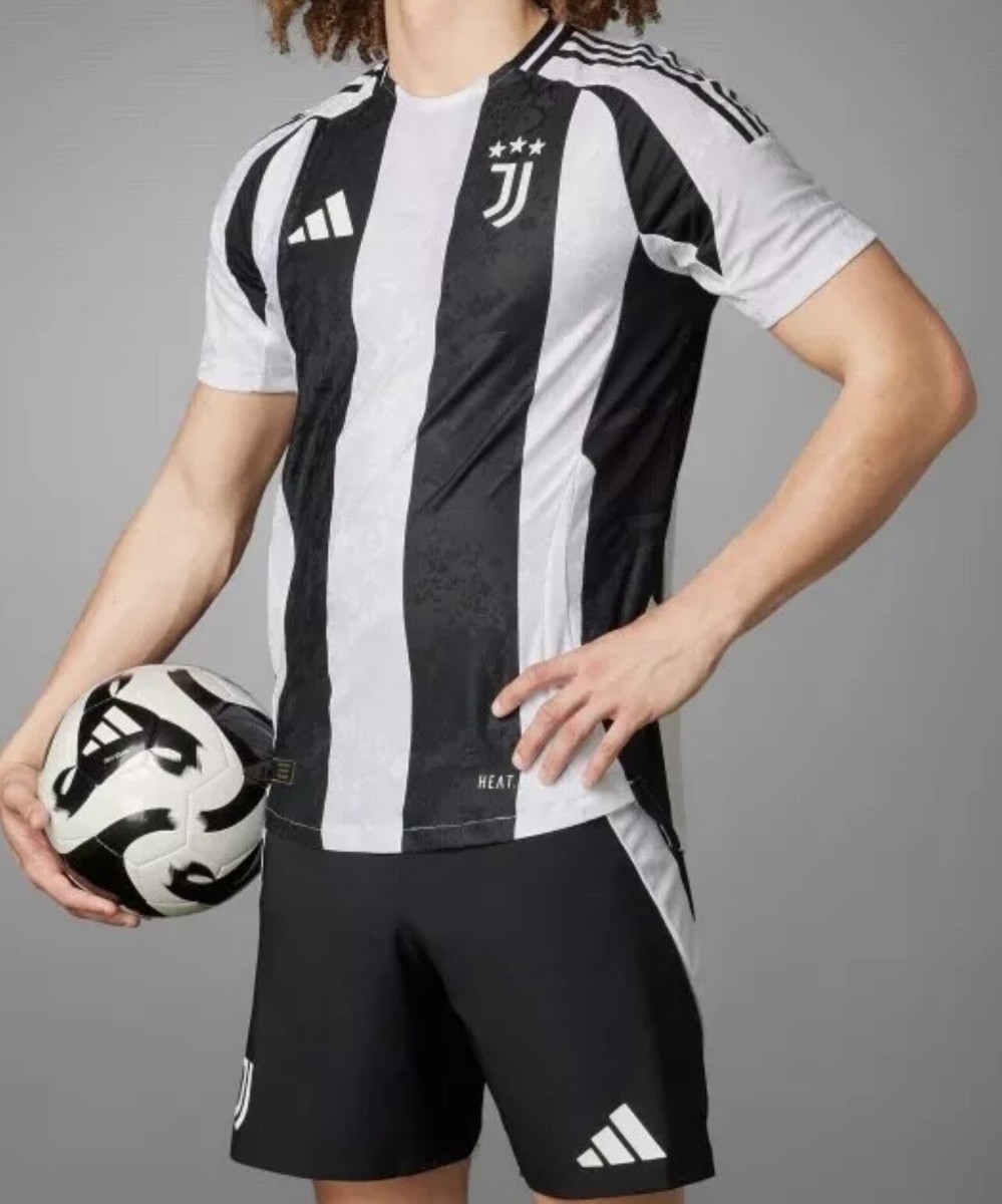 $150 Adidas 24/25 Juventus Home Authentic Soccer Jersey Men's Sz L