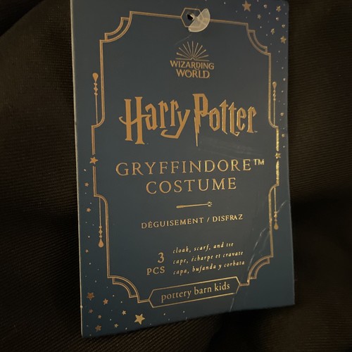 Pottery Barn Kids Harry Potter Gryffindor Costume Sz 3T Cloak Scarf Tie New - Picture 2 of 8