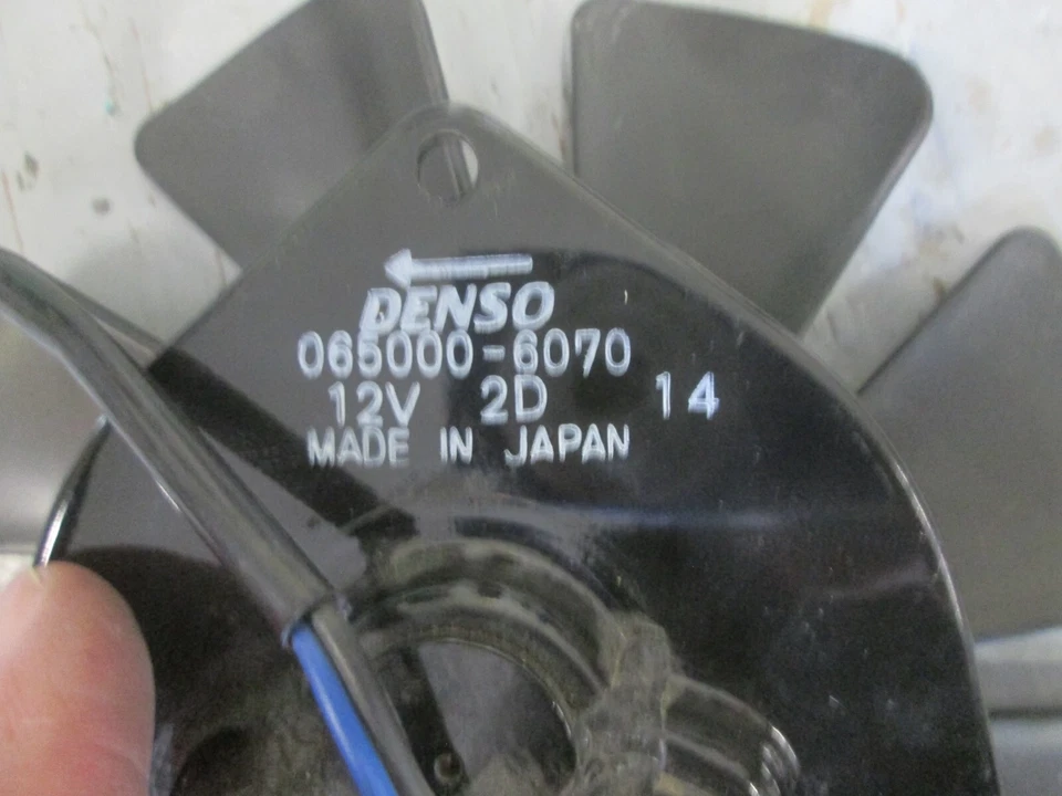 Ventilador de radiador OEM KAWASAKI 1998-2002 ZX-6R NINJA (ZX600J) 59502-1128 PROBADO Foto 4 de 4