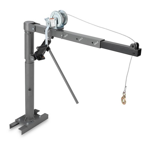 1000lbs Truck Crane Hoist Hitch Crane Jib Mount Pickup Steel for Lifting Goods - Picture 5 of 8