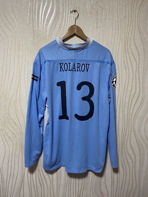 MANCHESTER CITY 2011 2012 HOME SHIRT JERSEY LONG SLEEVE UMBRO sz