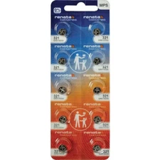 Twenty (20) Renata 321 (SR616SW) Batteries FREE SHIP-FRESH Batteries Exp.  07/27