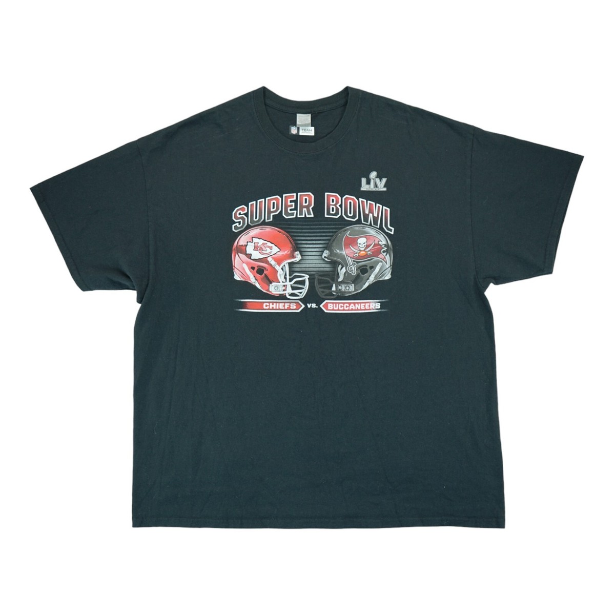 Nfl Pro NFL 100 Gear Man T Shirt Tampa Bay Buccs Vs Chiefs Super