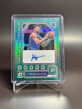 Keyontae Johnson 2023-24 Donruss Optic Signature Series Green SSP Auto Thunder