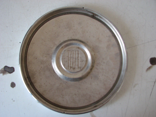 FIAT LOTTO 4 COPRICERCHIO IN METALLO CROMATO PER AUTO ANNI 60/70 - Picture 8 of 11