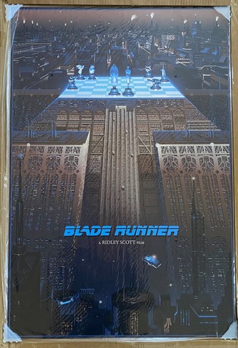 Laurent Durieux "Blade Runner" Aluminum Metal Panel Print Poster Set of 3 #/100