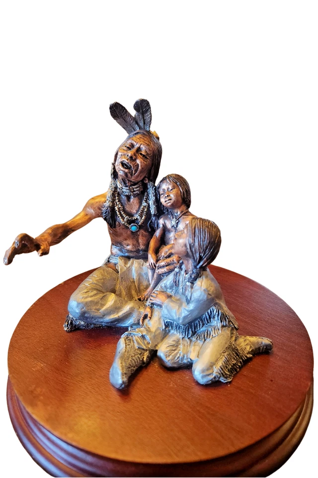 C.A. Pardell 1991 Legends Sculpture 'Storyteller' Limited Edition 378/950 - Image 2 of 4