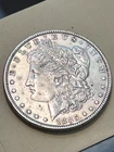 New Listing1885 P $1 Morgan Silver Dollar  90% Silver U.S. Authentic Coin AU Detail #55