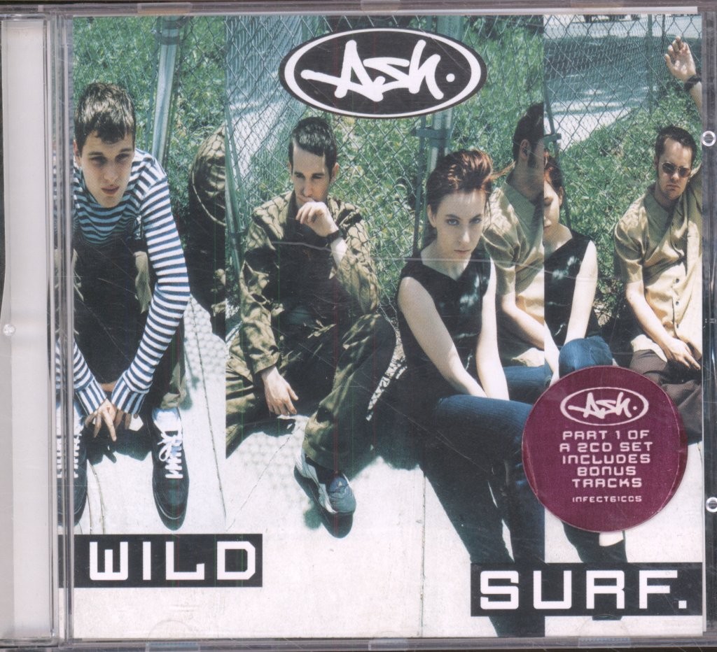 Ash Wild Surf CD UK Infectious 1998 single. CD1. Has info sticker on front and