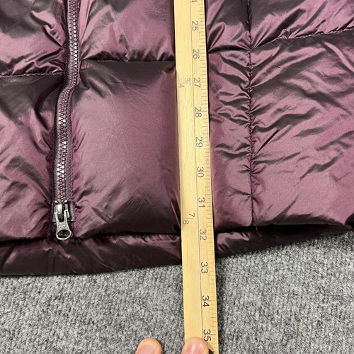 Parka donna Eddie Bauer Luna Peak Down grande viola con cappuccio EB550 cappotto isolato - Foto 5 di 13