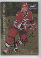 2002-03 ITG Be A Player Signature Series Gold Jeff O'Neill #51 Auto m5x