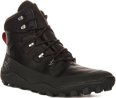 Vivobarefoot Tracker Winter Gelände Wandern Schnürschuhe Herren Stiefel in Schwarz UK 6 - 12