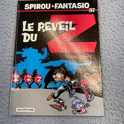 Dupuis Spirou et Fantasio 37 Le Reveil du Z French Comic Book 1986 HC Excellent