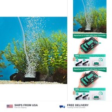 hygger Air Stone for Aquarium: High Dissolved Oxygen Diffuser Kit for Freshwa...