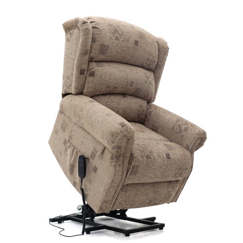 Malton Patterned Rise and Recline Armchair Electric Dual Motor - Picture 5 of 15