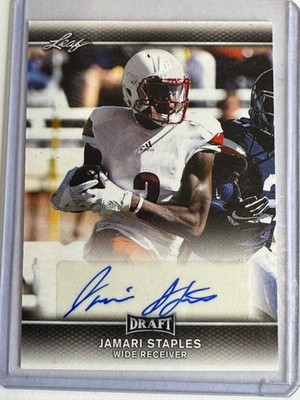 Jamari Staples 2017 Leaf Draft Auto #A-JS1